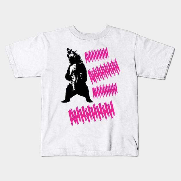 BEAR! Kids T-Shirt by CrazyCreature